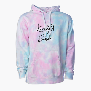 Litchfield Beach South Carolina Freestyle Premium Tie-Dye Hoodie