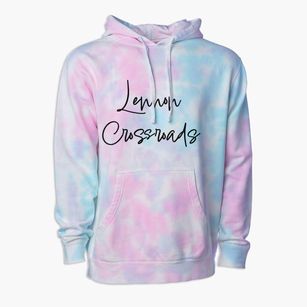 Lennon Crossroads North Carolina Freestyle Premium Tie-Dye Hoodie