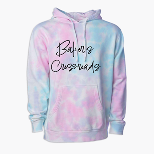 Bakers Crossroads North Carolina Freestyle Premium Tie-Dye Hoodie