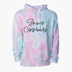 Shines Crossroads North Carolina Freestyle Premium Tie-Dye Hoodie