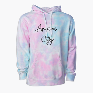 America City Kansas Freestyle Premium Tie-Dye Hoodie