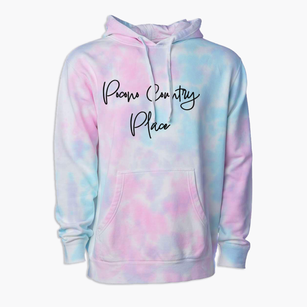 Pocono Country Place Pennsylvania Freestyle Premium Tie-Dye Hoodie