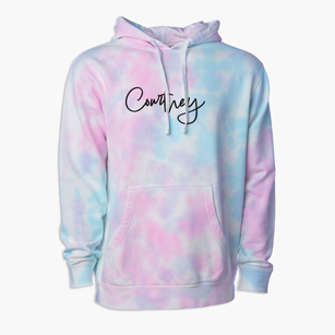 Courtney Texas Freestyle Premium Tie-Dye Hoodie