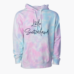 Little Switzerland North Carolina Freestyle Premium Tie-Dye Hoodie