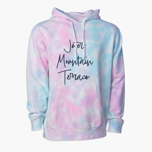 Jeter Mountain Terrace North Carolina Freestyle Premium Tie-Dye Hoodie