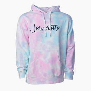 Jeanerette Louisiana Freestyle Premium Tie-Dye Hoodie