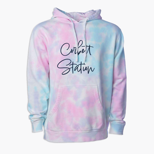 Corbett Station Oregon Freestyle Premium Tie-Dye Hoodie