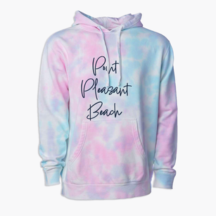 Point Pleasant Beach New Jersey Freestyle Premium Tie-Dye Hoodie