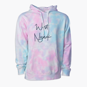 West Nyack New York Freestyle Premium Tie-Dye Hoodie