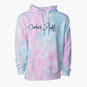 Cedar Bluff Virginia Freestyle Premium Tie-Dye Hoodie