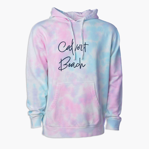 Calvert Beach Maryland Freestyle Premium Tie-Dye Hoodie