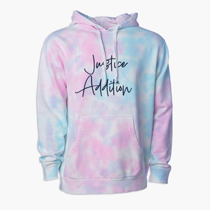 Justice Addition West Virginia Freestyle Premium Tie-Dye Hoodie