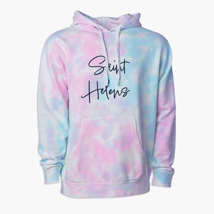 Saint Helens Washington Freestyle Premium Tie-Dye Hoodie
