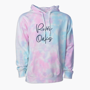 River Oaks Virginia Freestyle Premium Tie-Dye Hoodie