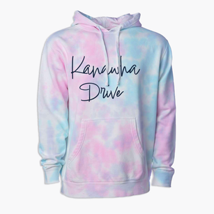 Kanawha Drive West Virginia Freestyle Premium Tie-Dye Hoodie