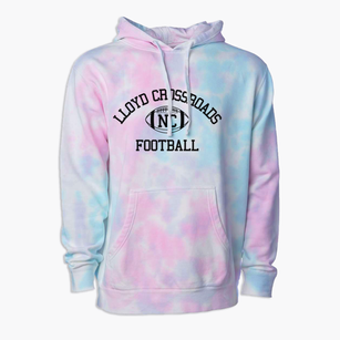 Lloyd Crossroads North Carolina Football Premium Tie-Dye Hoodie