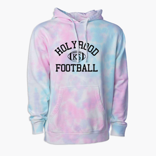 Holyrood Kansas Football Premium Tie-Dye Hoodie