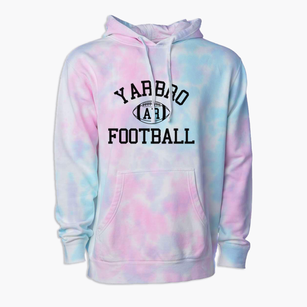 Yarbro Arkansas Football Premium Tie-Dye Hoodie