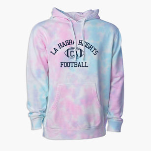 La Habra Heights California Football Premium Tie-Dye Hoodie