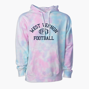 West Vernon Pennsylvania Football Premium Tie-Dye Hoodie