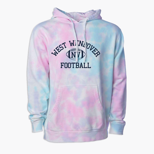 West Wendover Nevada Football Premium Tie-Dye Hoodie