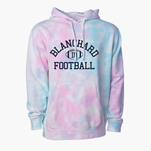 Blanchard Idaho Football Premium Tie-Dye Hoodie