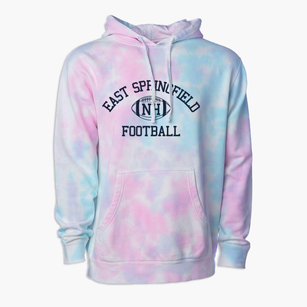 East Springfield New Hampshire Football Premium Tie-Dye Hoodie