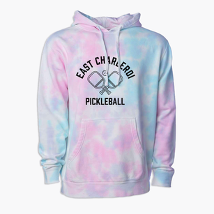 East Charleroi Pennsylvania Pickleball Premium Tie-Dye Hoodie