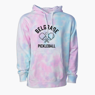 Belgrade North Carolina Pickleball Premium Tie-Dye Hoodie