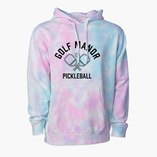 Golf Manor New Jersey Pickleball Premium Tie-Dye Hoodie