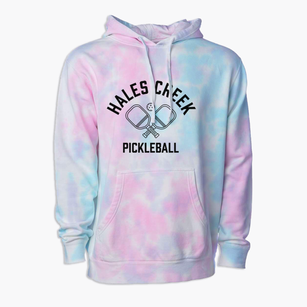 Hales Creek Ohio Pickleball Premium Tie-Dye Hoodie