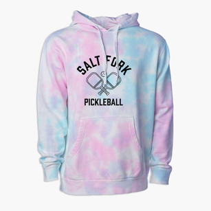 Salt Fork Oklahoma Pickleball Premium Tie-Dye Hoodie
