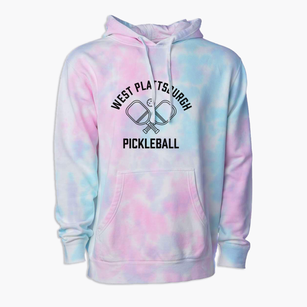 West Plattsburgh New York Pickleball Premium Tie-Dye Hoodie