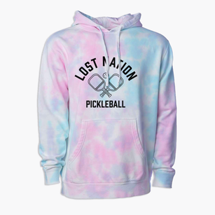 Lost Nation New Hampshire Pickleball Premium Tie-Dye Hoodie