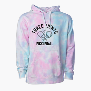 Three Points Arizona Pickleball Premium Tie-Dye Hoodie
