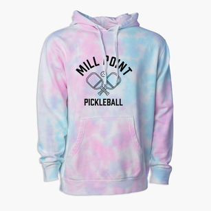 Mill Point West Virginia Pickleball Premium Tie-Dye Hoodie