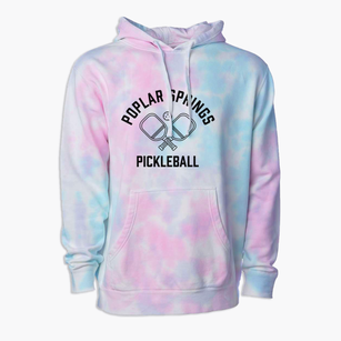 Poplar Springs Georgia Pickleball Premium Tie-Dye Hoodie