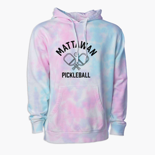 Mattawan Michigan Pickleball Premium Tie-Dye Hoodie