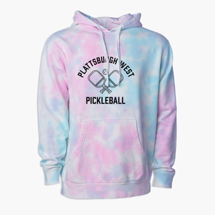 Plattsburgh West New York Pickleball Premium Tie-Dye Hoodie
