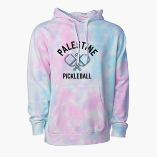 Palestine Illinois Pickleball Premium Tie-Dye Hoodie