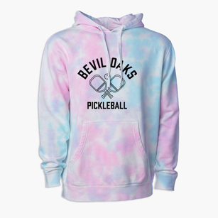 Bevil Oaks Texas Pickleball Premium Tie-Dye Hoodie
