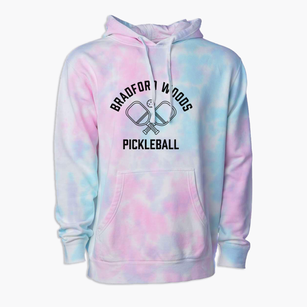 Bradford Woods Pennsylvania Pickleball Premium Tie-Dye Hoodie