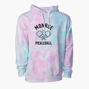Monroe New Hampshire Pickleball Premium Tie-Dye Hoodie