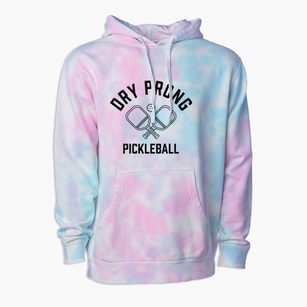 Dry Prong Louisiana Pickleball Premium Tie-Dye Hoodie