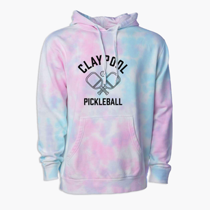 Claypool Indiana Pickleball Premium Tie-Dye Hoodie