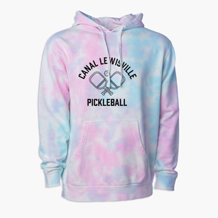 Canal Lewisville Ohio Pickleball Premium Tie-Dye Hoodie