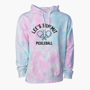 Lee's Summit Missouri Pickleball Premium Tie-Dye Hoodie