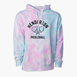 Henderson Illinois Pickleball Premium Tie-Dye Hoodie