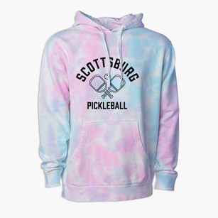 Scottsburg Virginia Pickleball Premium Tie-Dye Hoodie