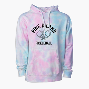 Pine Island Florida Pickleball Premium Tie-Dye Hoodie
